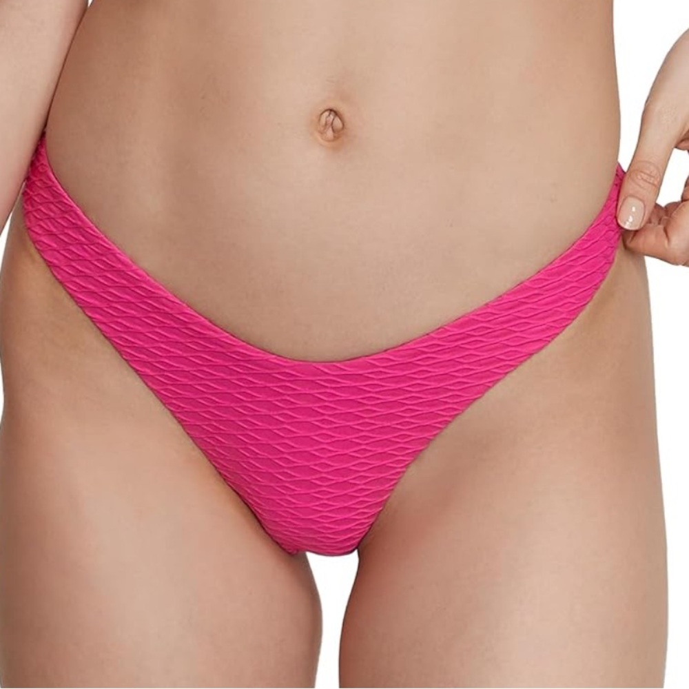 VS Swim Mix & Match Icon Push-Up Bikini Top Forever Pink & Brazilian Bottom - Picture 5 of 11